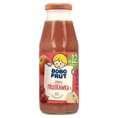 Bobo Frut Nektar owocowy jabłko truskawka po 1 roku 300 ml - 1