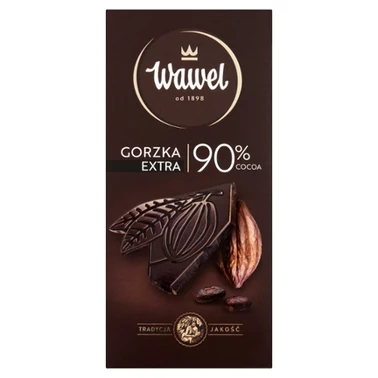 Wawel Czekolada extra gorzka 90 % cocoa 100 g - 0