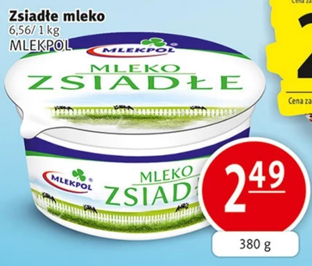 Mlekpol Mleko zsiadłe 380 g