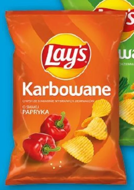 Lay's Chipsy ziemniaczane karbowane o smaku papryka 130 g