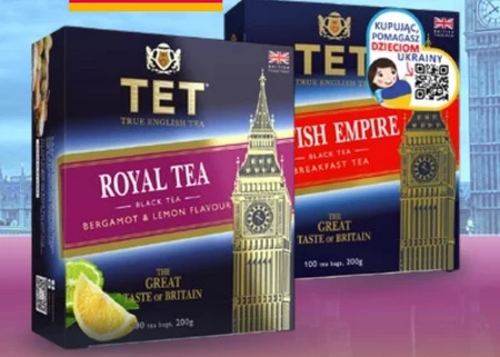 TET British Empire Herbata czarna 200 g (100 x 2 g)