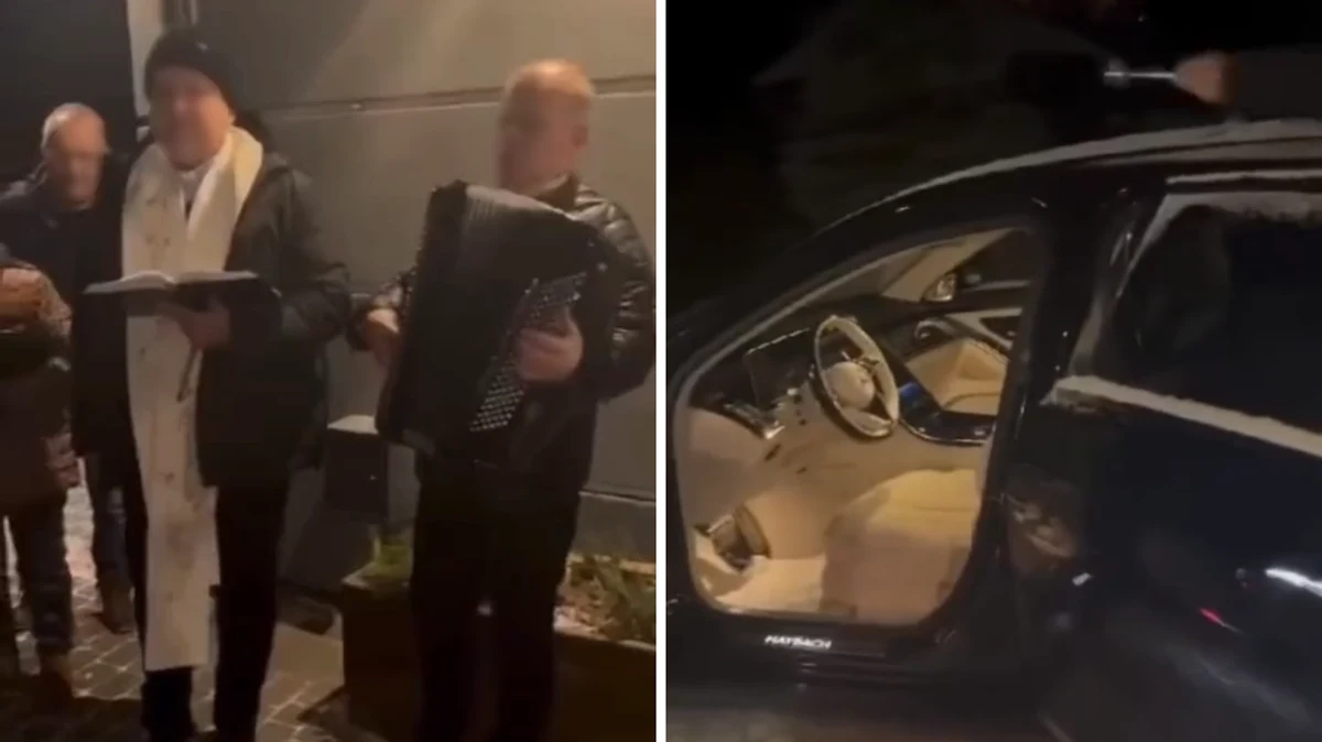Ceremonia święcenia Mercedesa-Maybach została hitem internetu Ceremonia święcenia Mercedesa-Maybach została hitem internetu