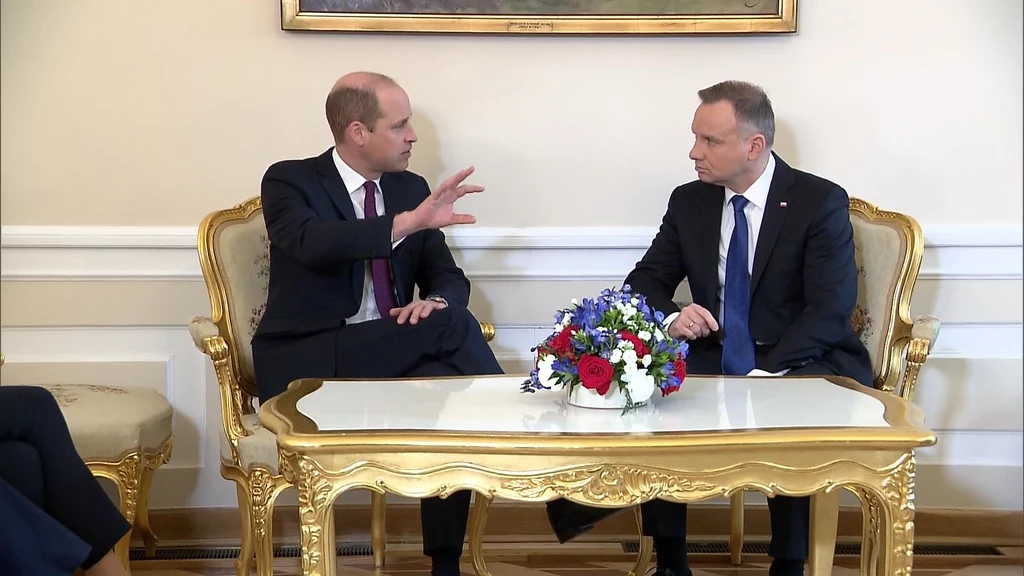 Książę William spotkał się z prezydentem Andrzejem Dudą Książę William spotkał się z prezydentem Andrzejem Dudą