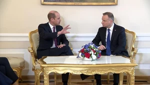 Książę William spotkał się z prezydentem Andrzejem Dudą 