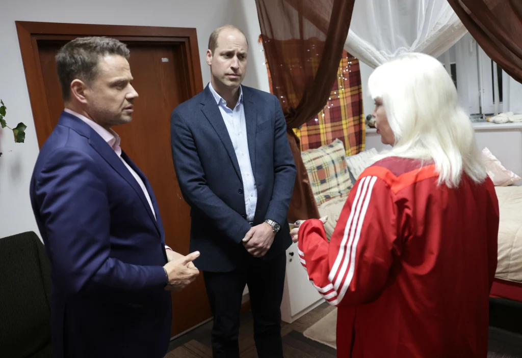 Książę William spotkał się z Rafałem Trzaskowskim