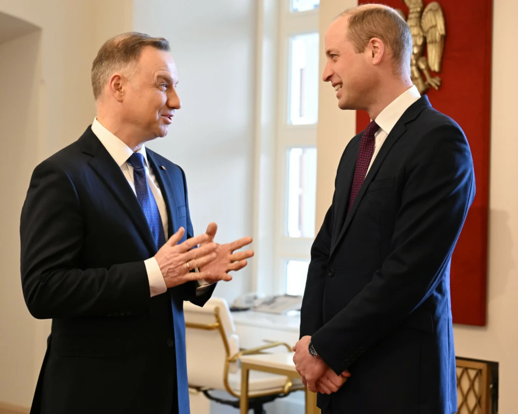 Prezydent Duda spotkał się z księciem Williamem