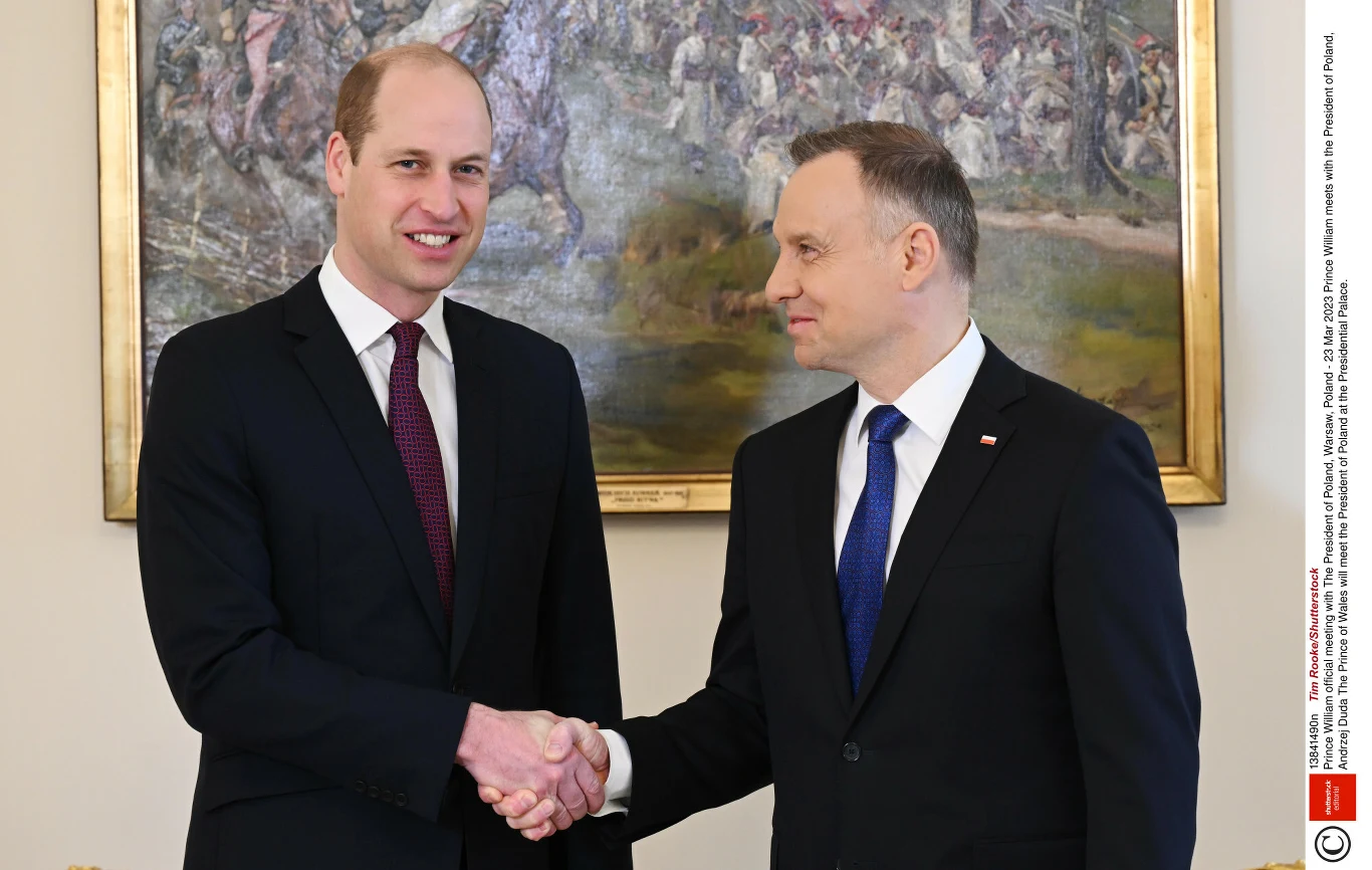 Książę William spotkał się z Anrzejem Dudą Książę William spotkał się z Anrzejem Dudą