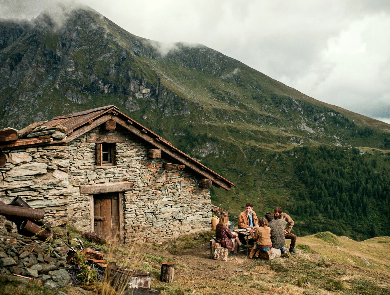Kadr z filmu "Osiem gór"