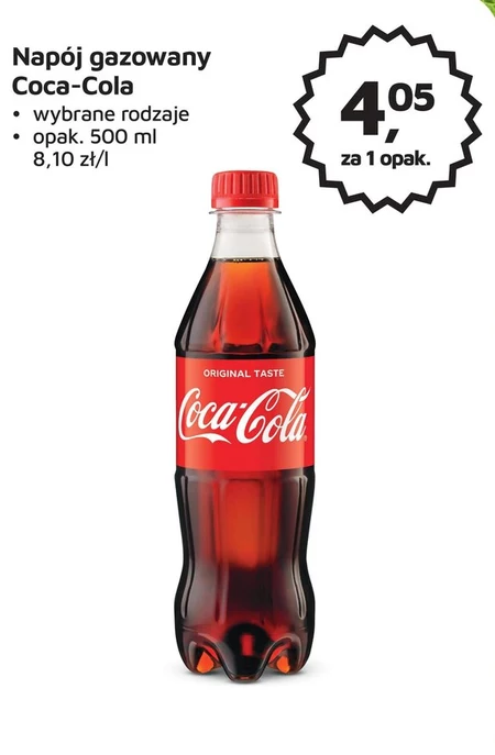 Coca-Cola Napój gazowany 500 ml