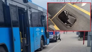 Kierowca dziurawego autobusu ukarany mandatem