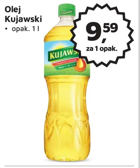 Kujawski Olej rzepakowy z pierwszego tłoczenia 1 l