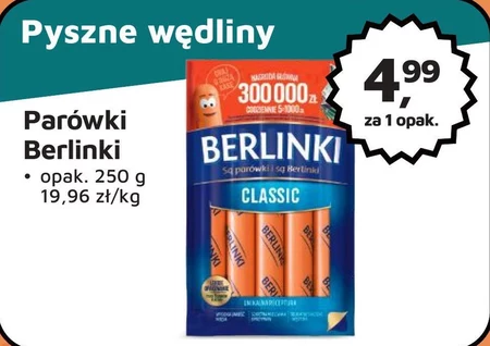 Berlinki Classic Kiełbasa 250 g