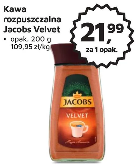 Jacobs Velvet Crema Kawa rozpuszczalna 200 g