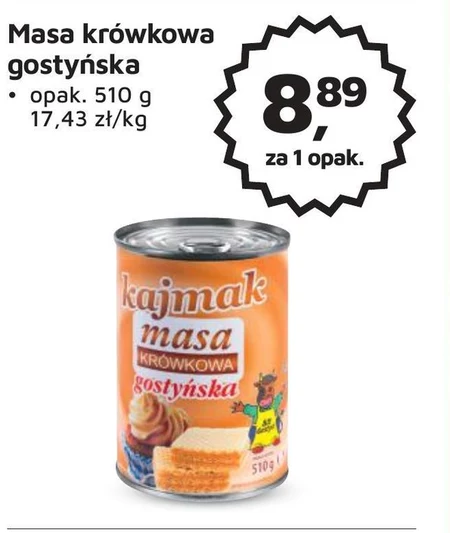 SM Gostyń Kajmak masa krówkowa gostyńska 510 g