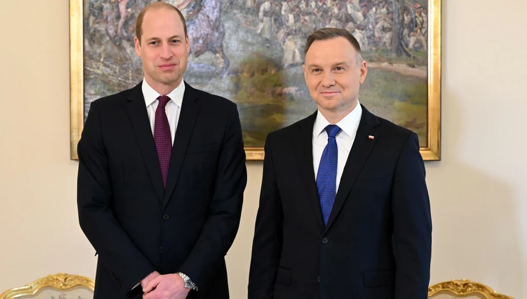 Andrzej Duda spotkał się z księciem Williamem. Nie obyło się bez wpadki Andrzej Duda spotkał się z księciem Williamem. Nie obyło się bez wpadki