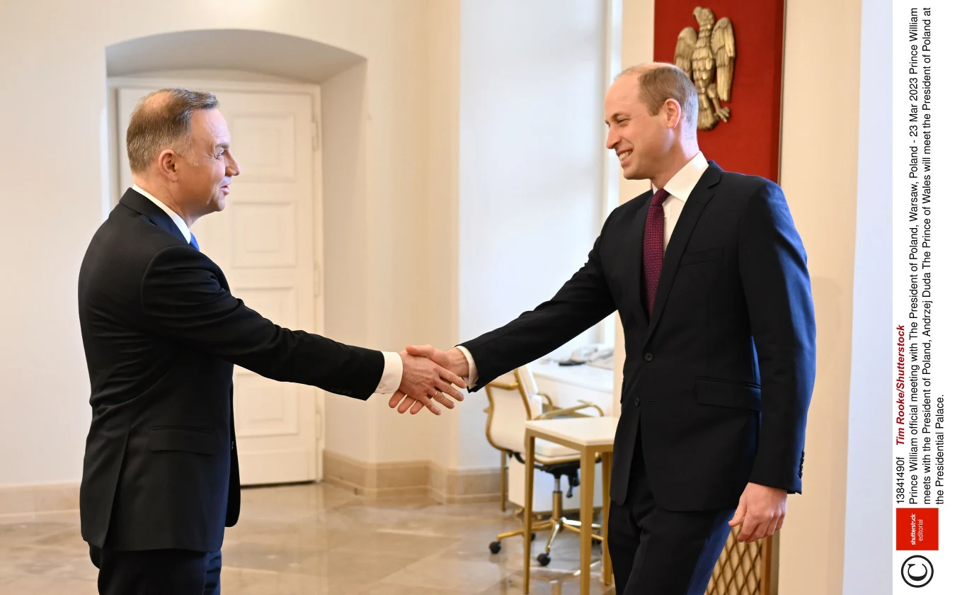 Andrzej Duda spotkał się z księciem Williamem