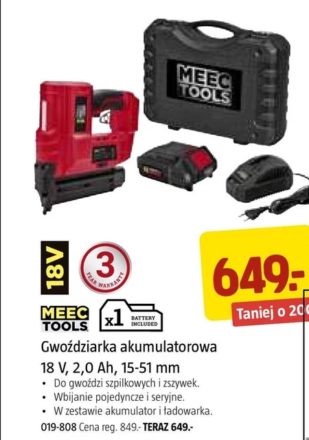 Gwoździarka Meec Tools