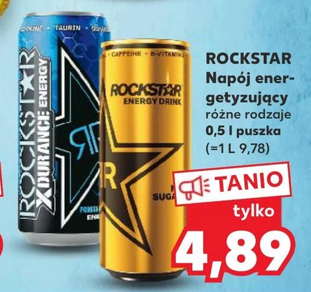 Rockstar Gazowany napój energetyzujący bez cukru 500 ml