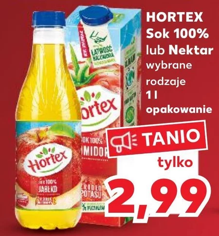 Hortex Sok 100 % jabłko 1 l