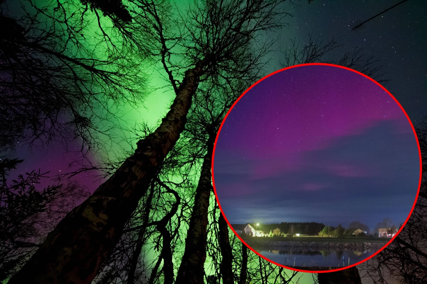 Zorza polarna w nocy 23-24 marca zaskoczyła wszystkich. To prawdopodobnie najsilniejsze takie zjawisko od 2015 roku. Zorza polarna w nocy 23-24 marca zaskoczyła wszystkich. To prawdopodobnie najsilniejsze takie zjawisko od 2015 roku.