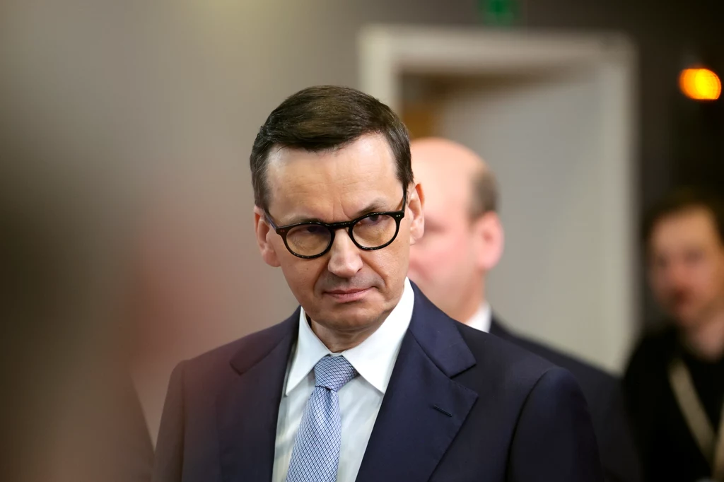 Premier Mateusz Morawiecki podczas szczytu Premier Mateusz Morawiecki podczas szczytu