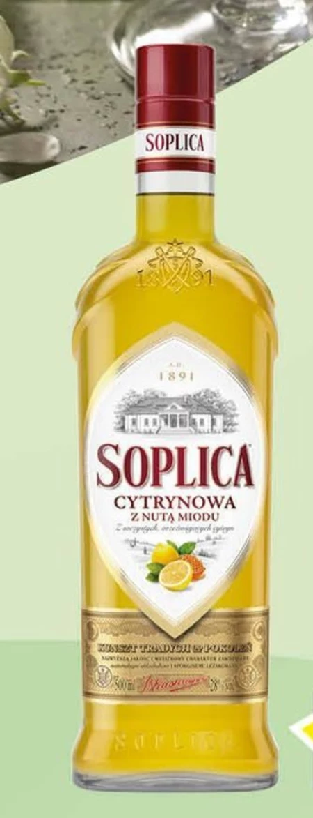 Soplica cytrynowa z nutą miodu Likier 500 ml