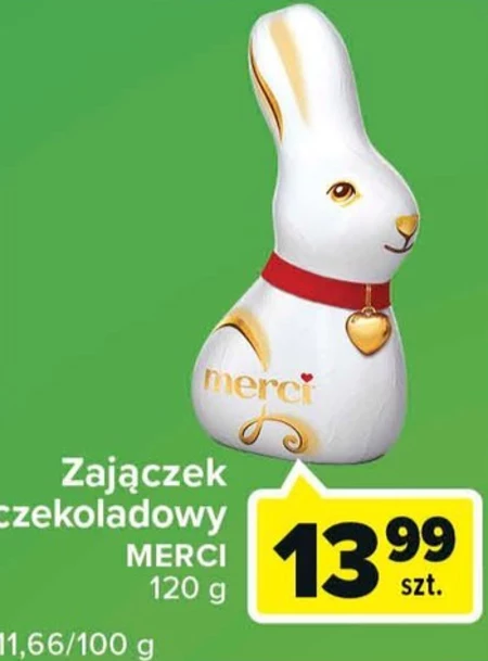 Zajączek czekoladowy Merci