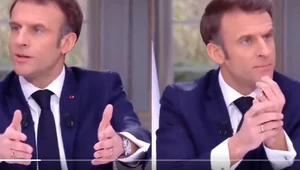 W sieci pojawiły się liczne nagrania z wywiadu Emmanuela Macrona 