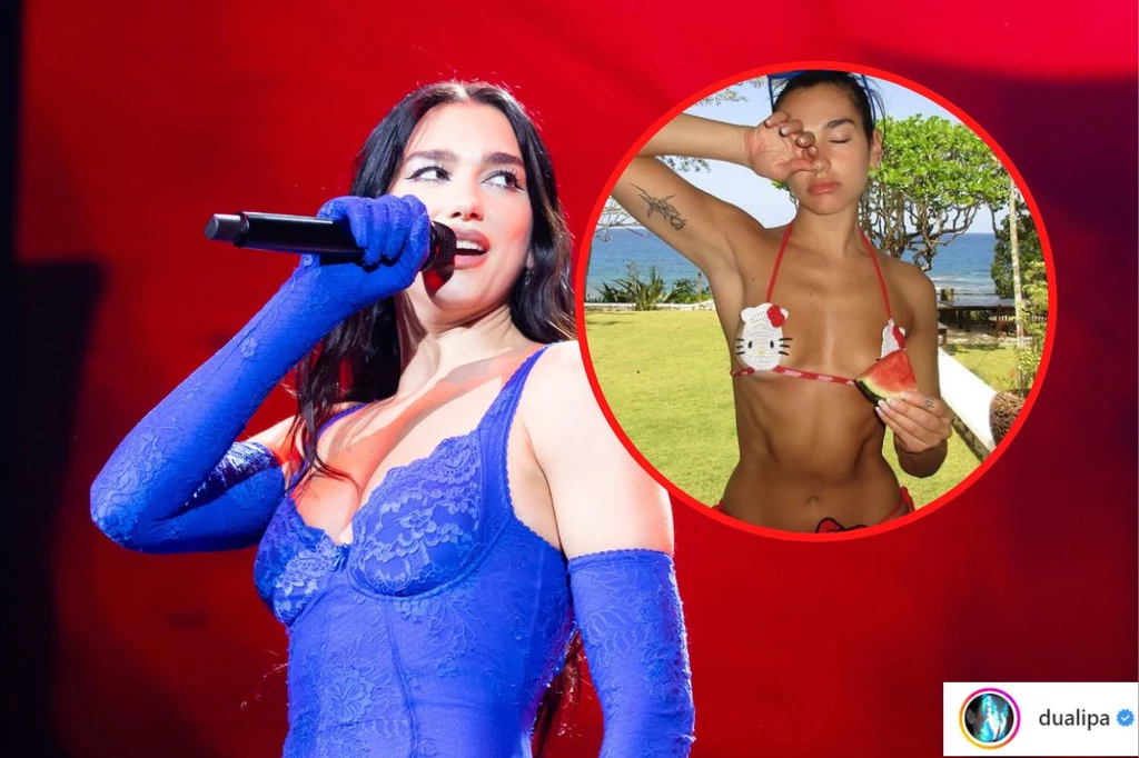 Dua Lipa kusi na Instagramie. 27-letnia piosenkarka chwali się sylwetką w skąpym bikini