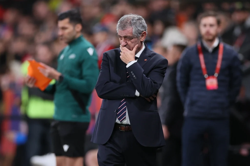 Fernando Santos podczas Czechy - Polska Fernando Santos podczas Czechy - Polska