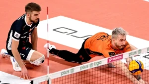 Jakub Popiwczak (z lewej) i Tomasz Fornal z Jastrzębskiego Węgla