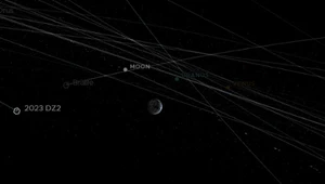 Asteroida przeleci między orbitami Księżyca i Ziemi