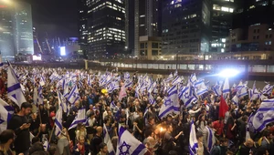 Protesty na ulicach w Izraelu 
