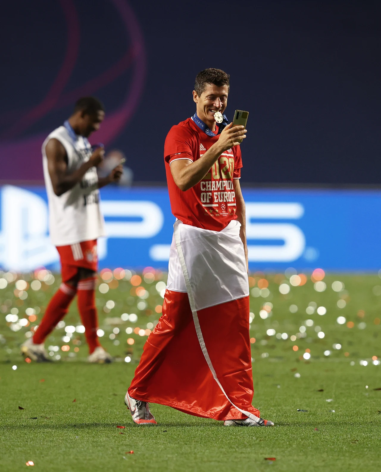Robert Lewandowski po wygranym finale Ligi Mistrzów