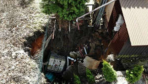 Nowe zapadlisko ziemi w Trzebini