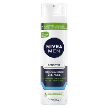 Nivea MEN Sensitive Łagodzący żel do golenia 200 ml - 0