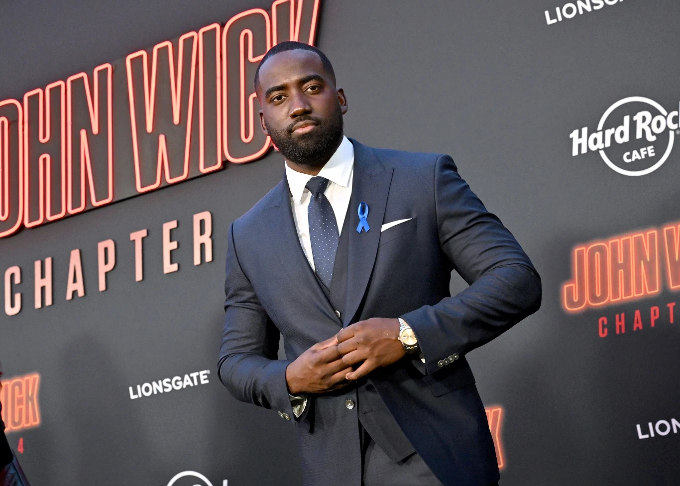 Shamier Anderson na premierze filmu "John Wick 4"