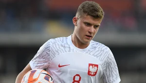 Jakub Kałuziński w barwach młodzieżowej reprezentacji Polski