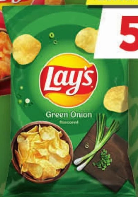 Lay's Chipsy ziemniaczane o smaku zielonej cebulki 140 g