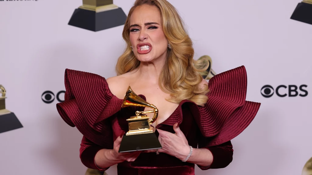 Adele na rozdaniu nagród Grammy