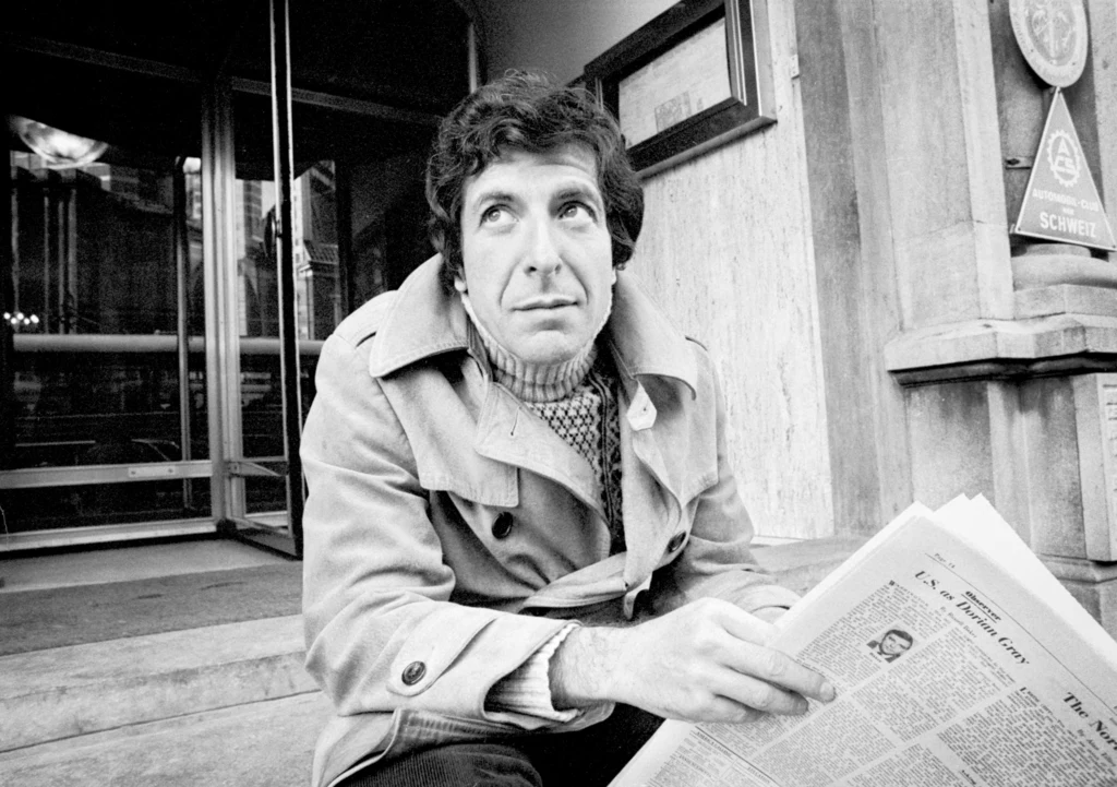 Leonard Cohen w Amsterdamie w 1972 r.