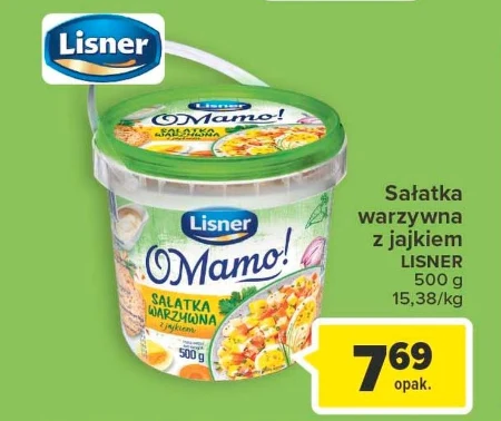 Lisner O Mamo! Sałatka warzywna z jajkiem 500 g