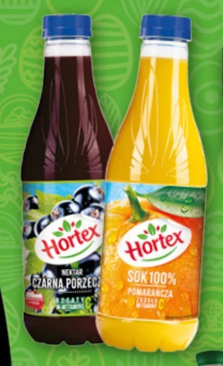 Hortex Sok 100 % pomarańcza 1 l 