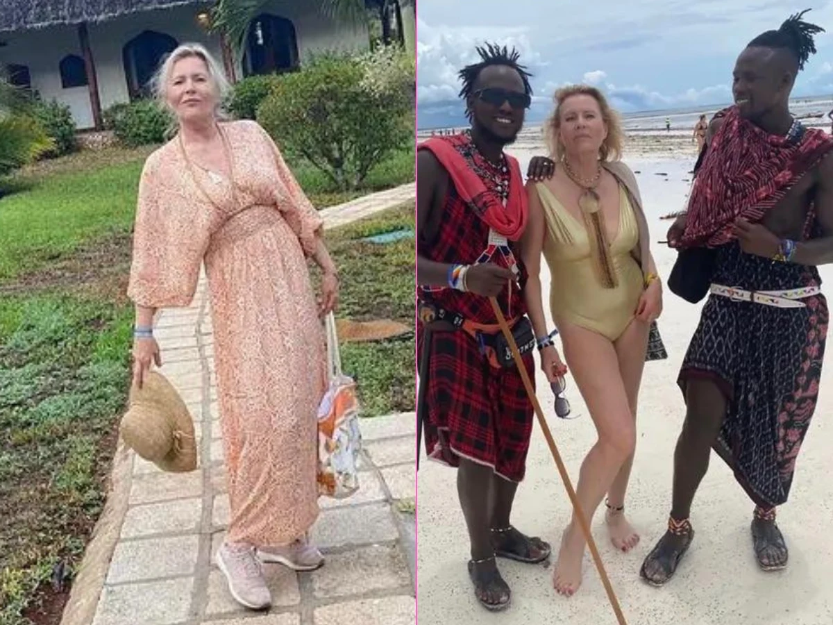 Grażyna Szapołowska na Zanzibarze