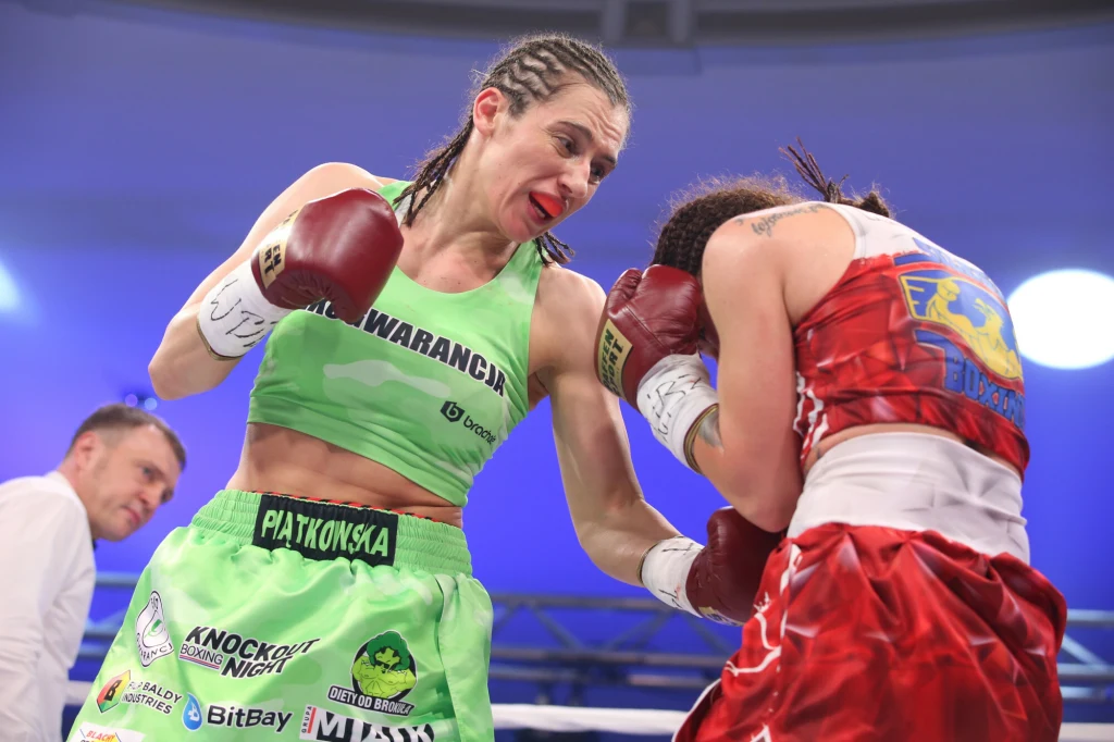 Ewa Piątkowska (zielony strój), Karina Kopińska (czerwony strój) Ewa Piątkowska (zielony strój), Karina Kopińska (czerwony strój)