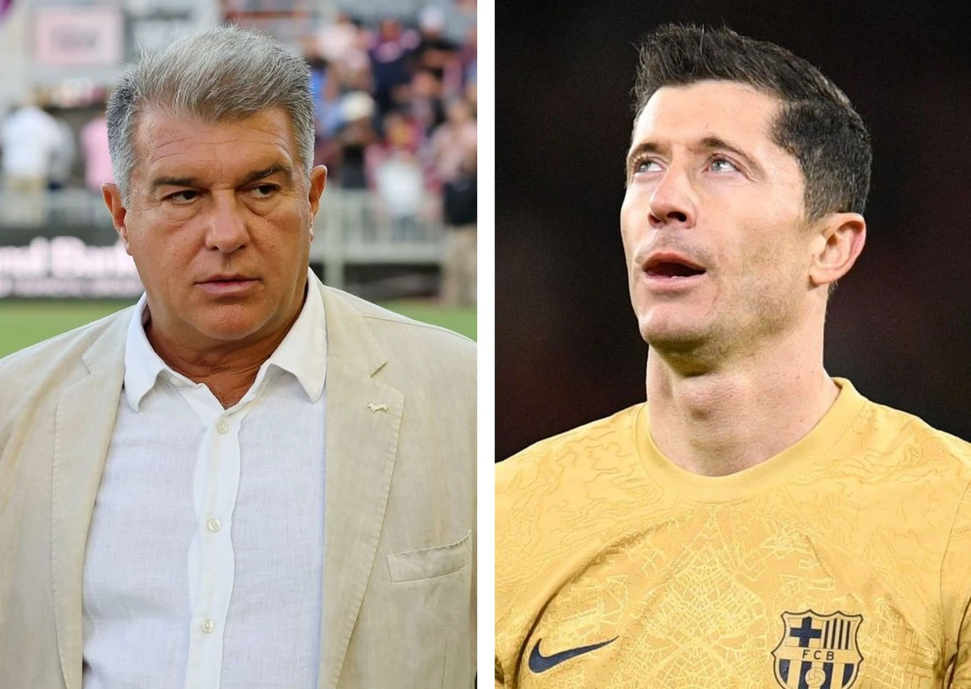 Joan Laporta i Robert Lewandowski