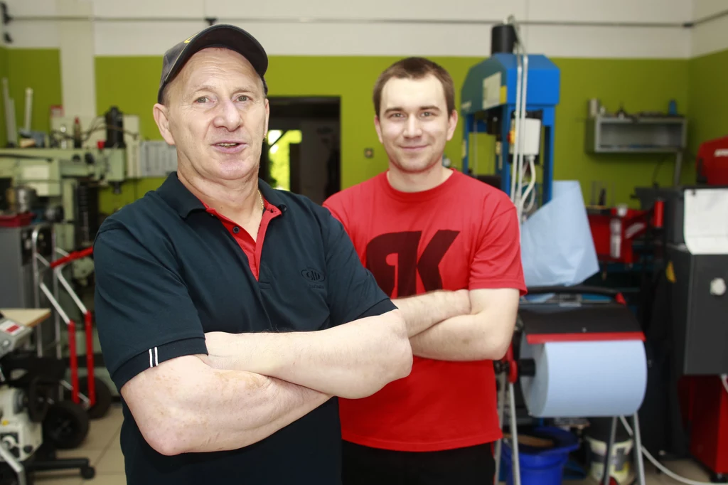 Ryszard Kowalski i jego syn Daniel Kowalski Ryszard Kowalski i jego syn Daniel Kowalski