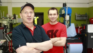 Ryszard Kowalski i jego syn Daniel Kowalski