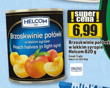 Brzoskwinie połówki Helcom