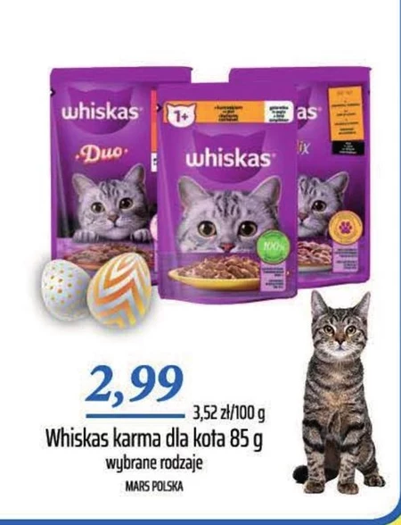 Karma dla kota Whiskas